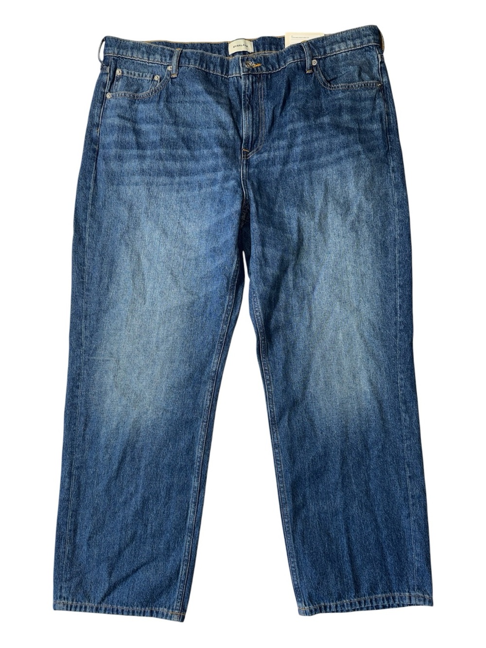 NEW Everlane womens 33 boyfriend cotton blend denim blue jeans NWT